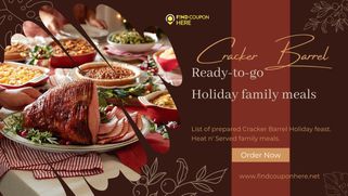 Ready-to-go Cracker Barrel Holiday Meals With Prices